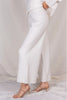 Elegant ankle length knit wide leg pants  Ivy and Pearl Boutique   