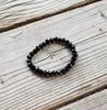 Faceted 7mm crystal beaded bracelet  Ivy and Pearl Boutique   
