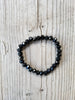 Faceted 7mm crystal beaded bracelet  Ivy and Pearl Boutique   