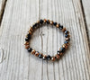 Faceted 7mm crystal beaded bracelet  Ivy and Pearl Boutique   