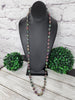 Faceted crystal on bronze wire necklace  Ivy and Pearl Boutique   