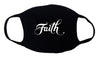 Faith face mask with bold letters - designer faith-based face mask  Ivy and Pearl Boutique   