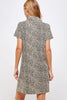 Fitted Leopard Print Cowl Neck Essential Dress with Built-in Face Mask  Ivy and Pearl Boutique   