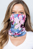 Floral medley bandanna face mask (gaiter,  balaclava mask)  Ivy and Pearl Boutique   