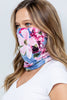 Floral medley bandanna face mask (gaiter,  balaclava mask)  Ivy and Pearl Boutique   