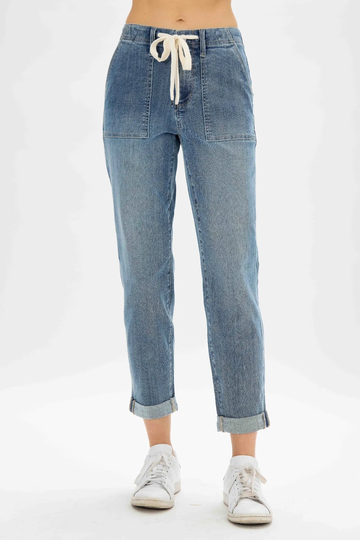 Judy Blue High Waist Pull On Joggers Jeans Judy Blue   