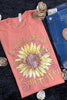 In a World Full of Roses, Be a Sunflower T-Shirt  Ivy and Pearl Boutique S Coral 