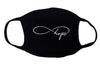 Infinity hope stretchy designer faith-based face mask  Ivy and Pearl Boutique   