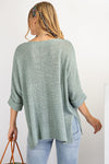 It's a Breeze Sweater Knit Top - Lightweight Sweater Knit Loose Fit Top  Ivy and Pearl Boutique   