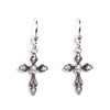 Jody Coyote Spirit Spew 5 Cubic Zirconia (CZ) Cross with AB finish  Ivy and Pearl Boutique   