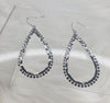 Its Sense rough edge teardrop shape earrings  Ivy and Pearl Boutique   
