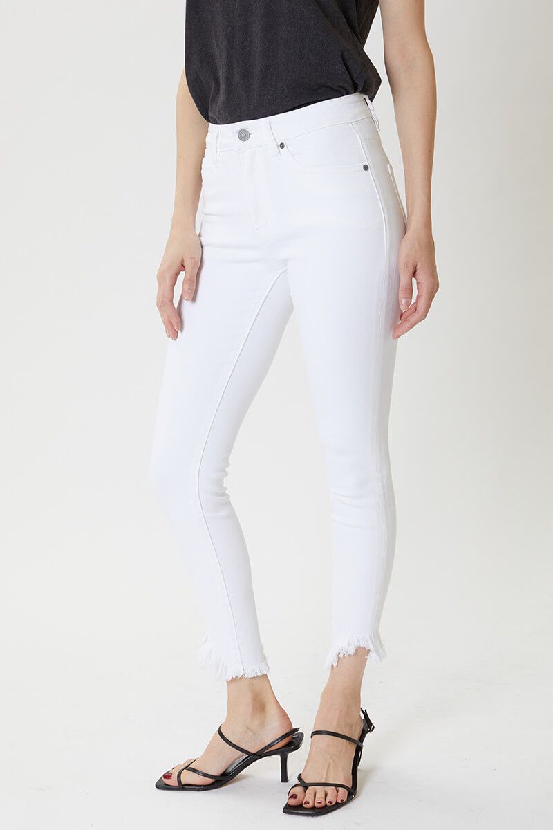 KanCan White High Rise Super Skinny Jeans  Ivy and Pearl Boutique 7/27  