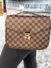 Lacey Satchel Bag Purse with Adjustable Long Strap and Top Handle  Ivy and Pearl Boutique Brown  