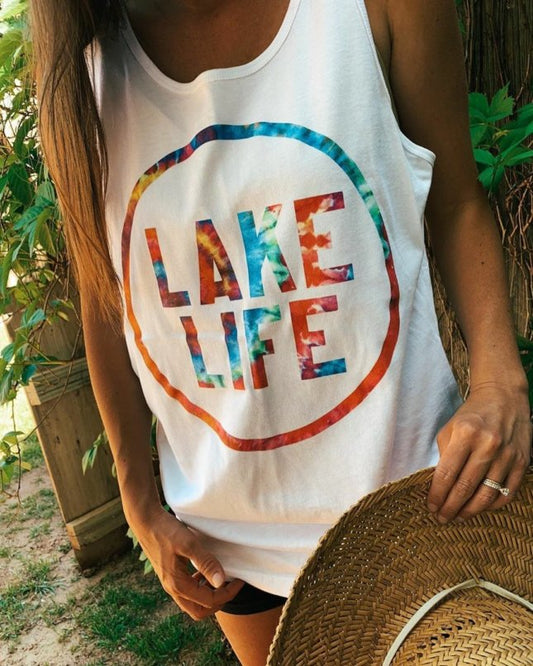 Lake life tank top  Ivy and Pearl Boutique S