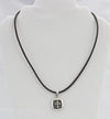 Leather cord cross pendant necklace  Ivy and Pearl Boutique   