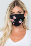 Lightweight Reusable Washable Floral Woven Fabric Face Mask  Ivy and Pearl Boutique   