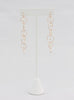 Rose gold linked hoop and pearl earrings  Ivy and Pearl Boutique   