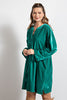 Loose fit soft velvet tunic dress with pockets  Ivy and Pearl Boutique   