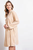 Loose fit soft velvet tunic dress with pockets  Ivy and Pearl Boutique   