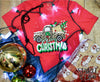 Merry Christmas Truck on Bella+Canvas V-Neck Tee  Ivy and Pearl Boutique   