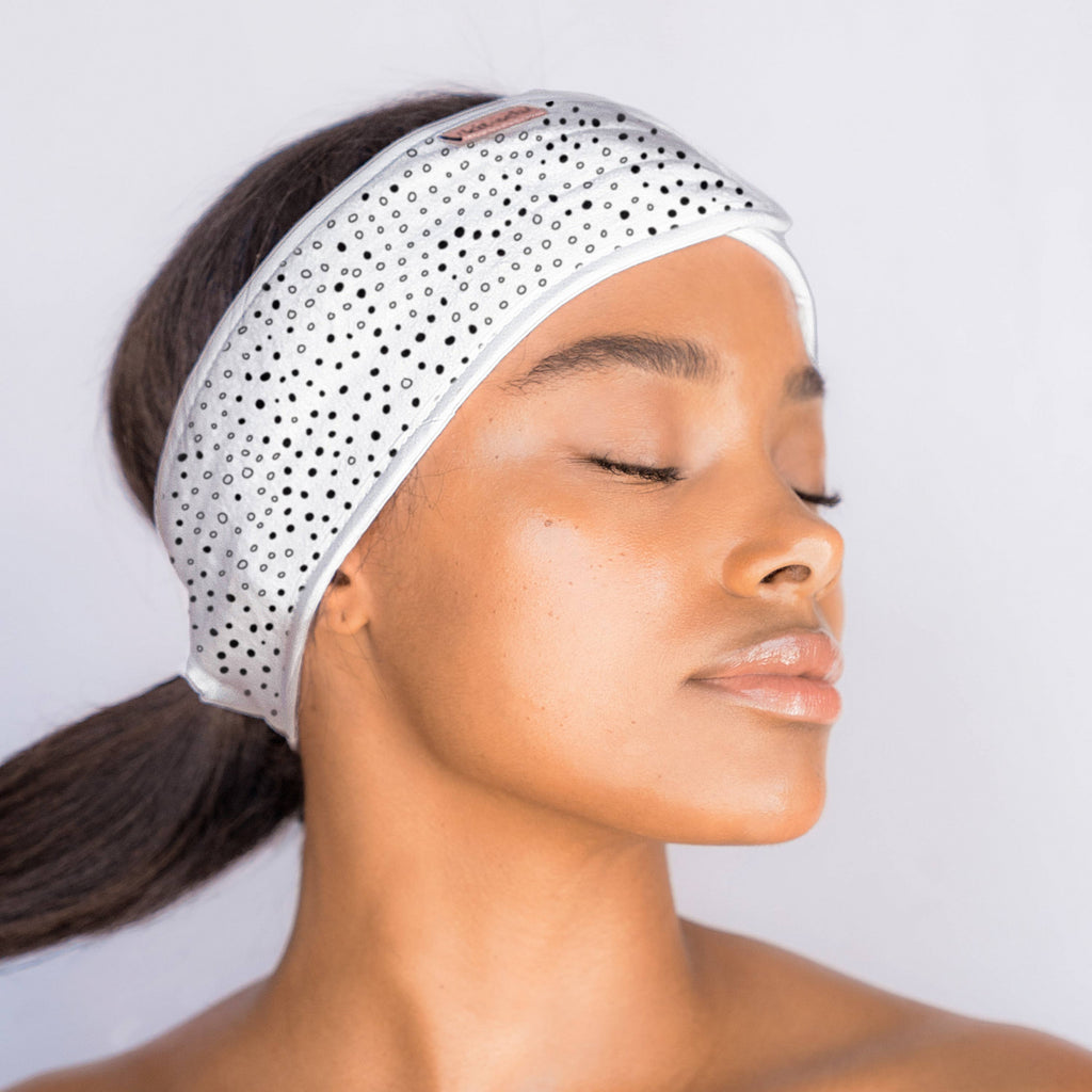 Microfiber Spa Headband - Ultimate Spa Headband  Kitsch Micro Dot  