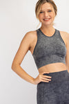 Mineral washed bra cup seamless top - Make a Move Sports Bra  Ivy and Pearl Boutique   