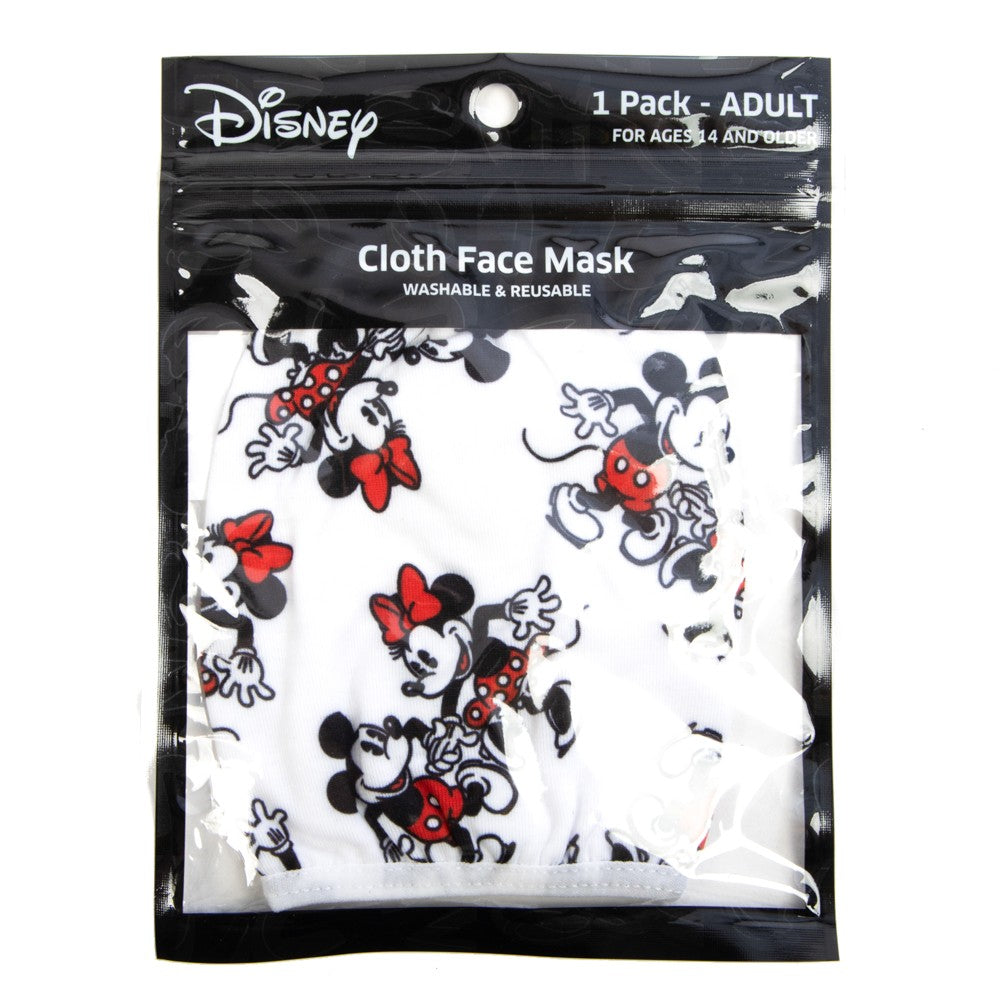 Minnie and Mickey Adult Adjustable Face Mask/Cover  Ivy and Pearl Boutique   