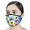 Multi-Colored Sunflowers Face Mask  Ivy and Pearl Boutique   