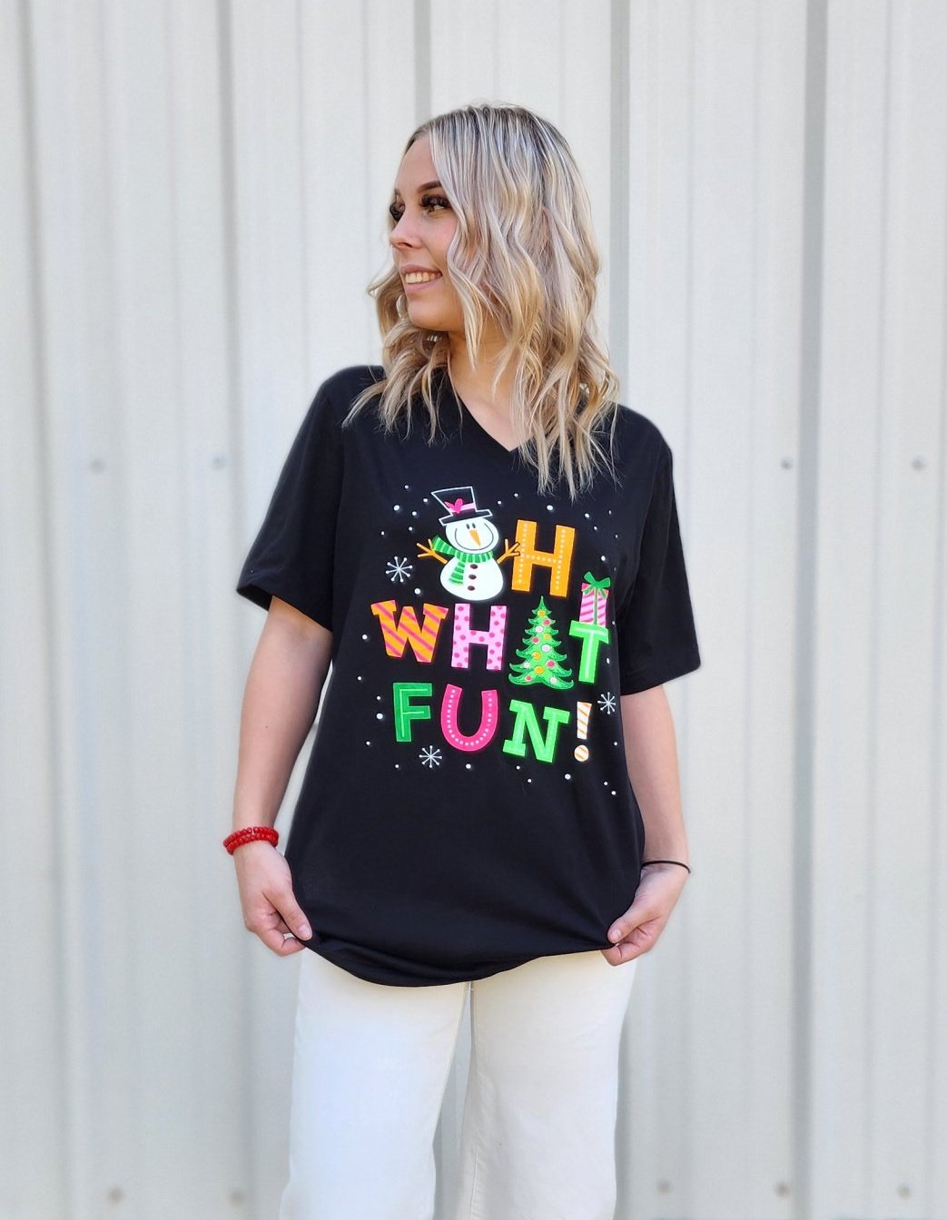 Oh What Fun Christmas T-Shirt  Ivy and Pearl Boutique   