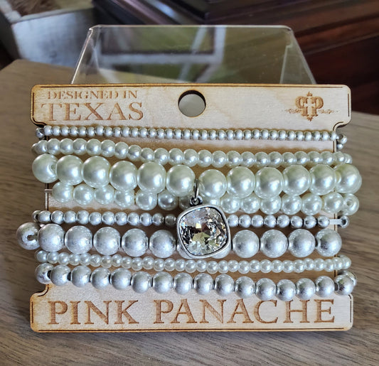 Pearl layered bracelet  Ivy and Pearl Boutique