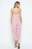Print Crop Jumpsuit with Adjustable Shoulder Spaghetti Straps  Ivy and Pearl Boutique   