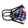 Red Rose Print American Flag Face Mask  Ivy and Pearl Boutique   