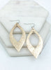Vegan leather drop earrings  Ivy and Pearl Boutique   