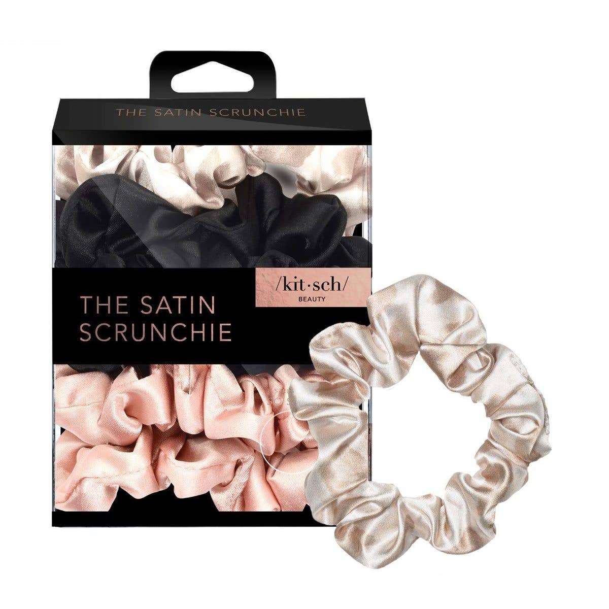Satin Sleep Scrunchies - The Satin Scrunchie  Ivy and Pearl Boutique Assorted  