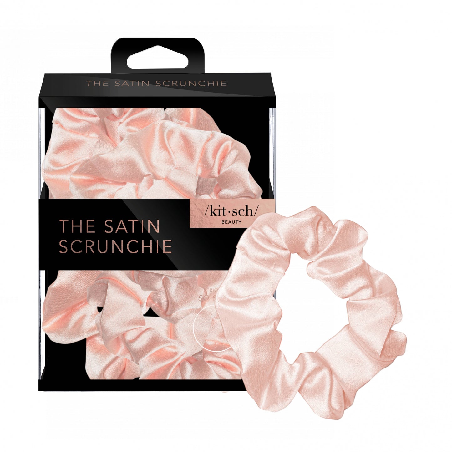 Satin Sleep Scrunchies - The Satin Scrunchie  Kitsch Blush  