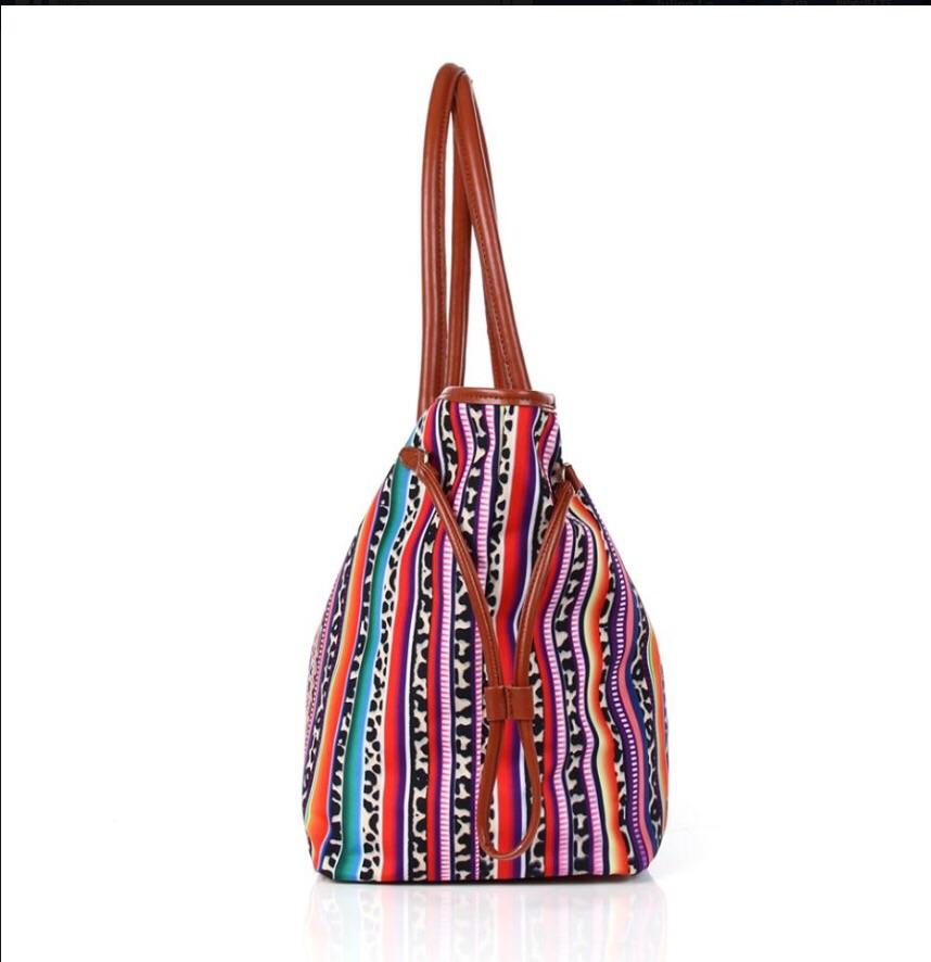 Serape performance poly canvas tote bag  Ivy and Pearl Boutique   