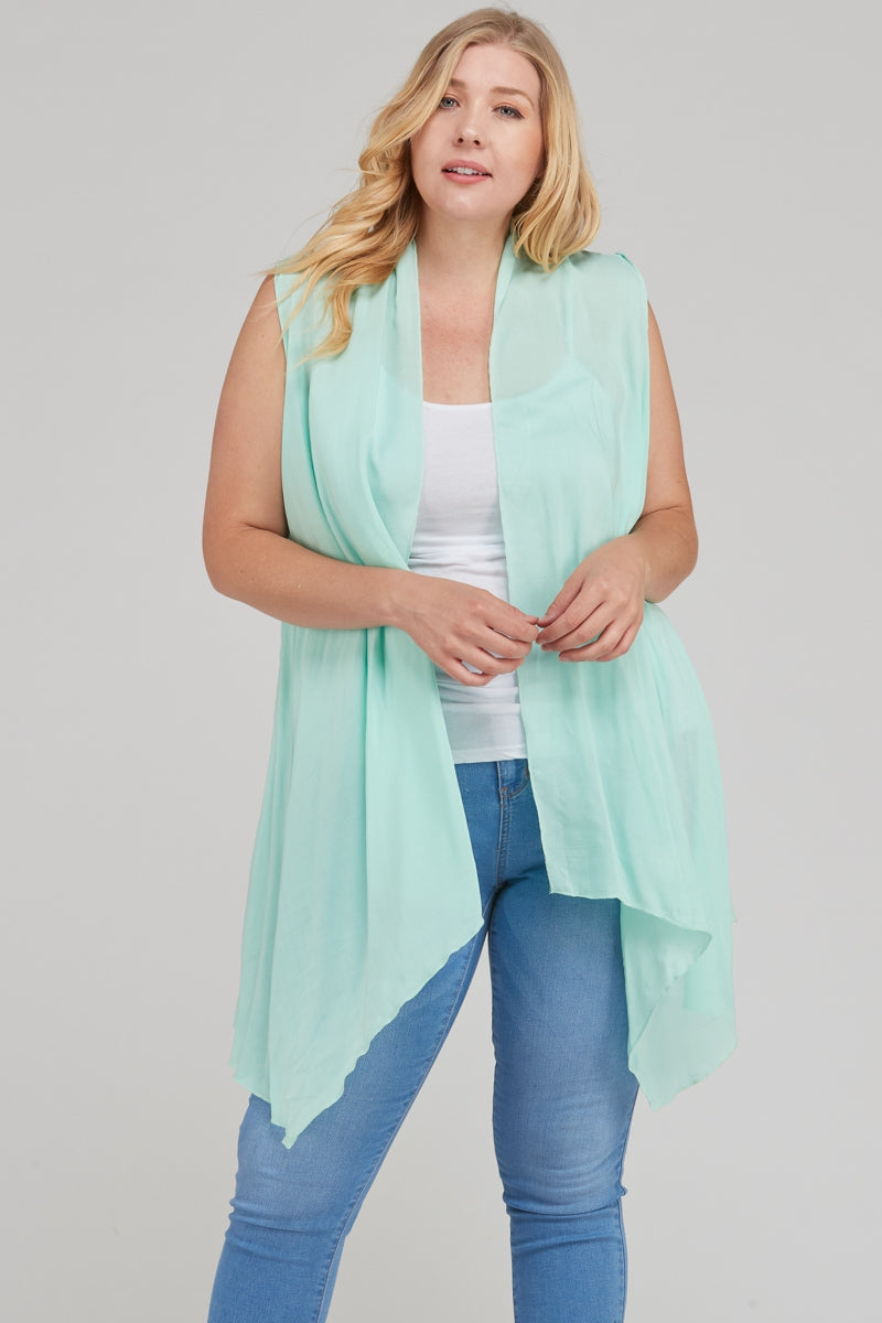 Sleeveless cardigan kimono  Ivy and Pearl Boutique   