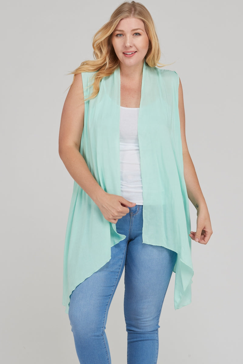 Sleeveless cardigan kimono  Ivy and Pearl Boutique   