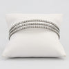 Triple box-snake chain bracelet with inlaid diamond-like cubic zirconia stones  Ivy and Pearl Boutique   