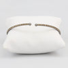 Small adjustable box-snake chain bracelet with inlaid diamond-like cubic zirconia crystals  Ivy and Pearl Boutique   
