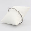 Small adjustable box-snake chain bracelet with inlaid diamond-like cubic zirconia crystals  Ivy and Pearl Boutique   