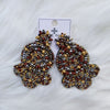 Spiral beaded statement earrings  Ivy and Pearl Boutique   