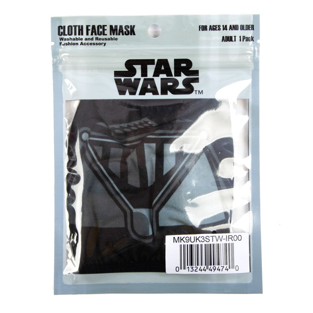Star Wars Darth Vader Face Mask - Star Wars licensed Adult Size Adjustable Face Mask/Cover  Ivy and Pearl Boutique   