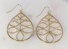 Teardrop in teardrop gold-colored earring  Ivy and Pearl Boutique   