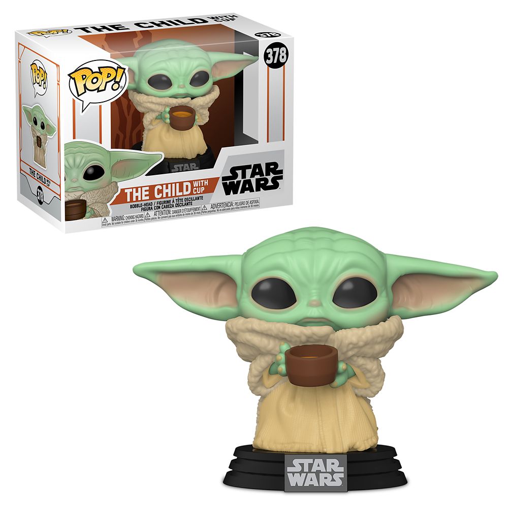 The Mandalorian The Child with Cup Pop! Vinyl Figure (#378)  Ivy and Pearl Boutique   