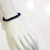 Faceted 7mm crystal beaded bracelet  Ivy and Pearl Boutique   