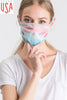 Tie dye double-layer face mask with filter slot  Ivy and Pearl Boutique   