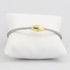 Twisted cable bracelet with square-clusters of diamond-like cubic zirconia stones  Ivy and Pearl Boutique   
