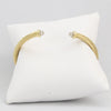 Rope cuff bracelet with colored faceted gemstone  Ivy and Pearl Boutique   