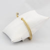 Rope cuff bracelet with colored faceted gemstone  Ivy and Pearl Boutique   